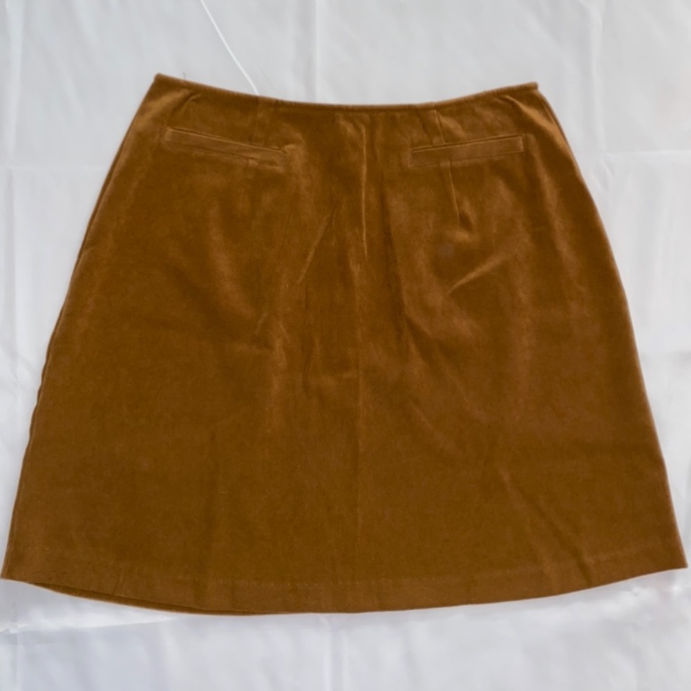 Vintage Express Faux Suede Skirt